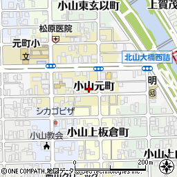 京都府京都市北区小山元町11周辺の地図