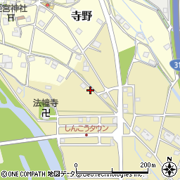 兵庫県神崎郡神河町貝野180周辺の地図