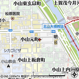 京都府京都市北区小山元町55周辺の地図