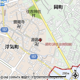 滋賀県守山市浮気町125-3周辺の地図