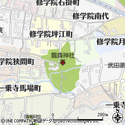 鷺森神社周辺の地図