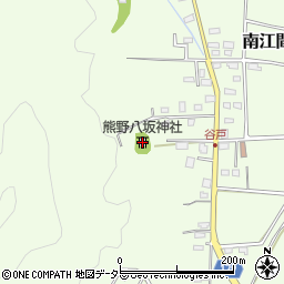 熊野八坂神社周辺の地図