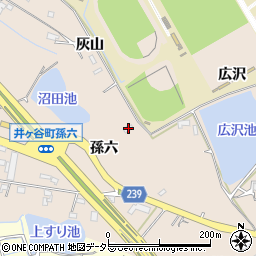 愛知県刈谷市井ケ谷町灰山84周辺の地図