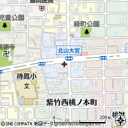 京都府京都市北区紫竹下緑町17周辺の地図