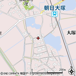 滋賀県東近江市大塚町350周辺の地図