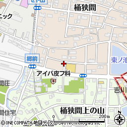 愛知県名古屋市緑区桶狭間3705周辺の地図