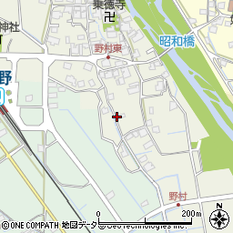兵庫県神崎郡神河町野村128周辺の地図