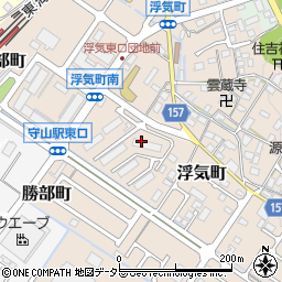 滋賀県守山市浮気町321-31周辺の地図