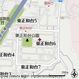 三重県桑名市東正和台6丁目周辺の地図