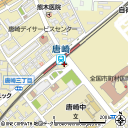 大津警察署唐崎駅前交番周辺の地図