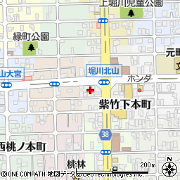 ネッツトヨタ京都堀川北山店周辺の地図