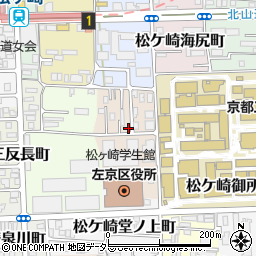 京都府京都市左京区松ケ崎修理式町5-2周辺の地図