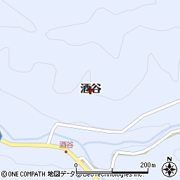 島根県美郷町（邑智郡）酒谷周辺の地図