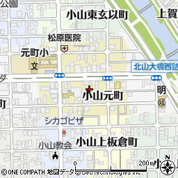 京都府京都市北区小山元町17-1周辺の地図