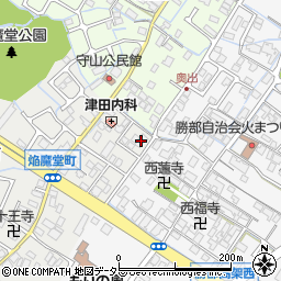 滋賀県守山市焔魔堂町2周辺の地図