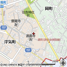 滋賀県守山市浮気町125-5周辺の地図