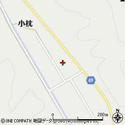 兵庫県丹波篠山市小枕1210周辺の地図