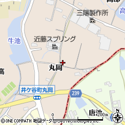 愛知県刈谷市井ケ谷町丸岡周辺の地図