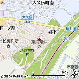 愛知県豊明市新田町前原周辺の地図