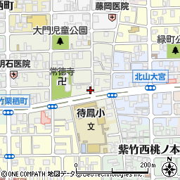 京都府京都市北区紫竹西北町周辺の地図