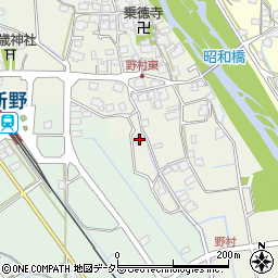 兵庫県神崎郡神河町野村156周辺の地図