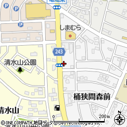 しゃぶしゃぶ太郎有松店周辺の地図