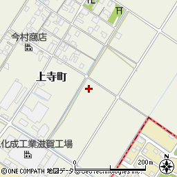 滋賀県草津市上寺町周辺の地図
