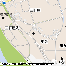京都府亀岡市馬路町中芝周辺の地図