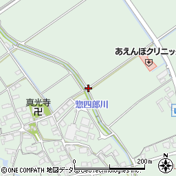 滋賀県蒲生郡竜王町山之上周辺の地図
