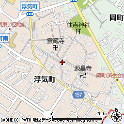 滋賀県守山市浮気町192周辺の地図
