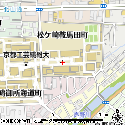 京都府京都市左京区松ケ崎橋上町周辺の地図