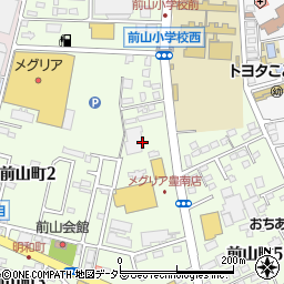 愛知県豊田市前山町周辺の地図