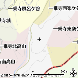 京都府京都市左京区一乗寺西楽ケ谷周辺の地図