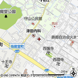 滋賀県守山市焔魔堂町5周辺の地図