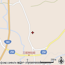 広島県庄原市西城町三坂893周辺の地図