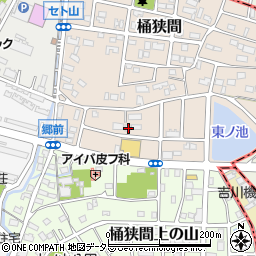 愛知県名古屋市緑区桶狭間3321周辺の地図