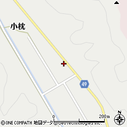 兵庫県丹波篠山市小枕1206周辺の地図