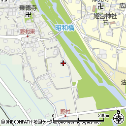 兵庫県神崎郡神河町野村86周辺の地図