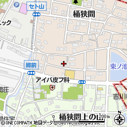 愛知県名古屋市緑区桶狭間3322周辺の地図