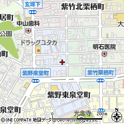 京都府京都市北区紫竹西野山東町35周辺の地図