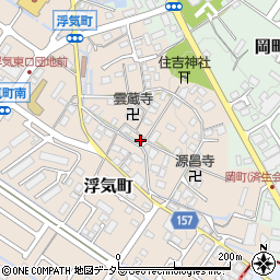 滋賀県守山市浮気町191周辺の地図