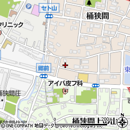 愛知県名古屋市緑区桶狭間3327周辺の地図