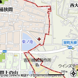愛知県名古屋市緑区桶狭間2921周辺の地図