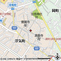 滋賀県守山市浮気町162周辺の地図