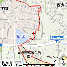 愛知県名古屋市緑区桶狭間2916周辺の地図