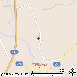 広島県庄原市西城町三坂843周辺の地図