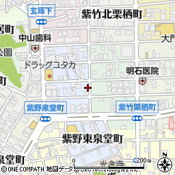 京都府京都市北区紫竹西野山東町33周辺の地図