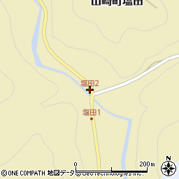 塩田2周辺の地図