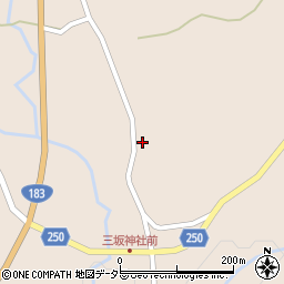 広島県庄原市西城町三坂894周辺の地図