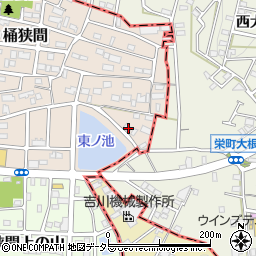 愛知県名古屋市緑区桶狭間2908周辺の地図